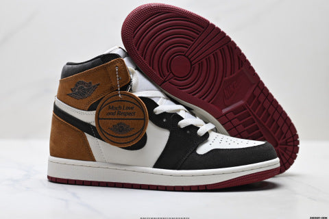 Nike Air Jordan 1 Retro High OG athletic shoes Anti-slip basketball shoes for men and women