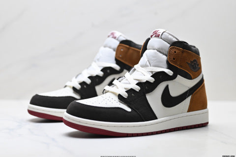 Nike Air Jordan 1 Retro High OG athletic shoes Anti-slip basketball shoes for men and women