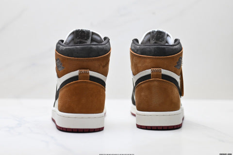 Nike Air Jordan 1 Retro High OG athletic shoes Anti-slip basketball shoes for men and women