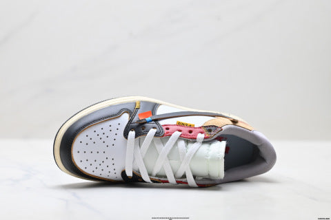Nike Air Jordan 1 x Travis Scott sneakers Anti-slip basketball shoes for men and women