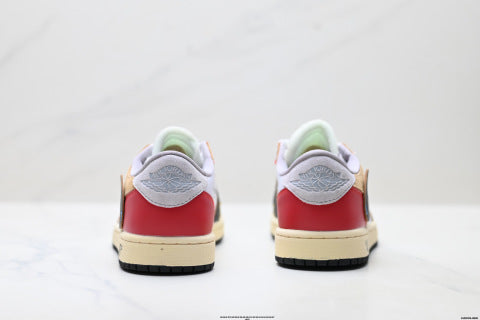 Nike Air Jordan 1 x Travis Scott sneakers Anti-slip basketball shoes for men and women
