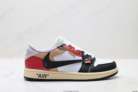 Nike Air Jordan 1 x Travis Scott sneakers Anti-slip basketball shoes for men and women