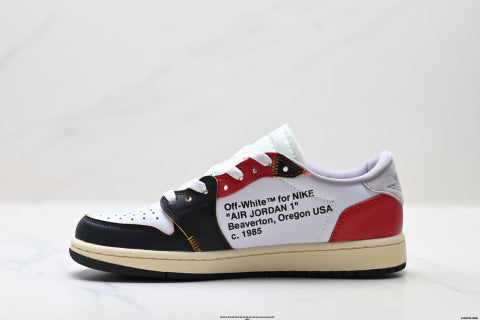 Nike Air Jordan 1 x Travis Scott sneakers Anti-slip basketball shoes for men and women