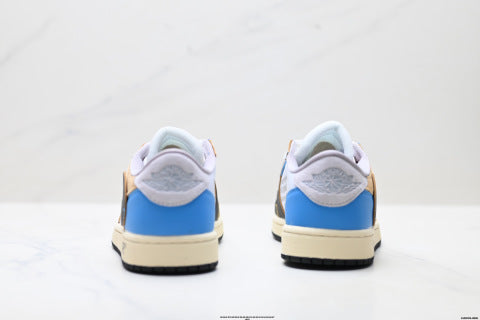 Nike Air Jordan 1 x Travis Scott basketball shoes Casual sneakers for men and women