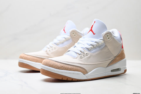 Nike Air Jordan 3 Retro basketball shoes Shock-absorbing casual sports shoes