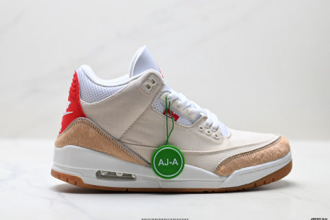 Nike Air Jordan 3 Retro basketball shoes Shock-absorbing casual sports shoes