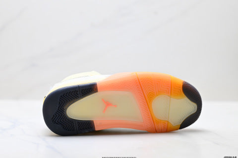 Nike Air Jordan 4 Retro sports shoes Anti-slip and wear-resistant basketball shoes