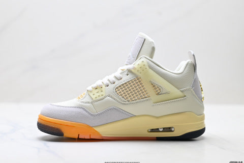 Nike Air Jordan 4 Retro sports shoes Anti-slip and wear-resistant basketball shoes