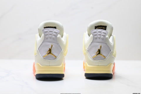 Nike Air Jordan 4 Retro sports shoes Anti-slip and wear-resistant basketball shoes