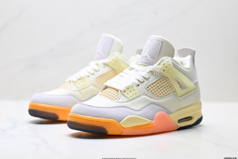 Nike Air Jordan 4 Retro sports shoes Anti-slip and wear-resistant basketball shoes