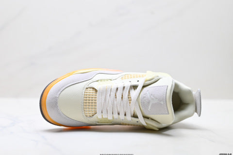 Nike Air Jordan 4 Retro sports shoes Anti-slip and wear-resistant basketball shoes