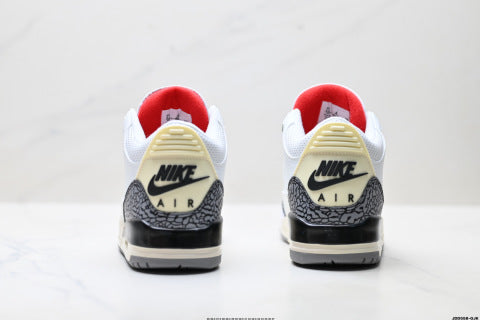 Nike Air Jordan 3 Retro sneakers Anti-slip, wear-resistant, and shock-absorbing basketball shoes
