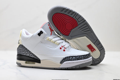 Nike Air Jordan 3 Retro sneakers Anti-slip, wear-resistant, and shock-absorbing basketball shoes