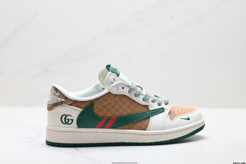 Nike Air Jordan 1 x Travis Scott Sneakers Comfortable and casual non-slip basketball shoes