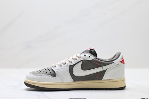 Nike Air Jordan 1 x Travis Scott basketball shoes Comfortable casual sneakers
