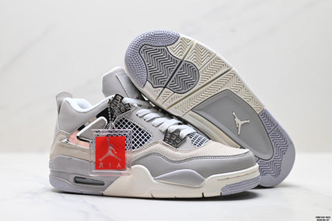 Nike Air Jordan 4 Retro athletic shoes Anti-slip basketball shoes for men and women