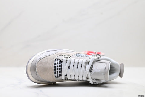 Nike Air Jordan 4 Retro athletic shoes Anti-slip basketball shoes for men and women