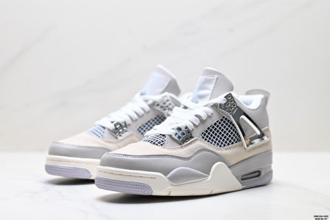 Nike Air Jordan 4 Retro athletic shoes Anti-slip basketball shoes for men and women