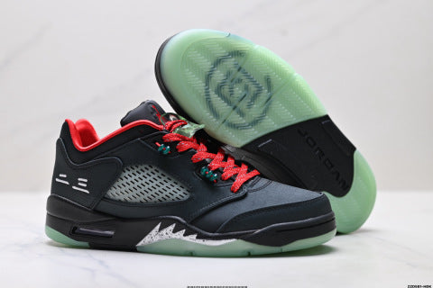 Nike Air Jordan 5 Retro Low basketball shoes Shock-absorbing and slip-resistant comfortable sports shoes