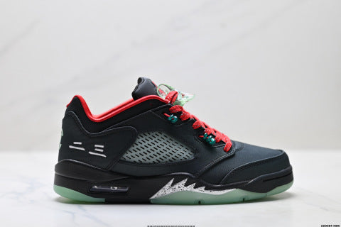 Nike Air Jordan 5 Retro Low basketball shoes Shock-absorbing and slip-resistant comfortable sports shoes