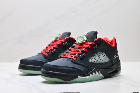 Nike Air Jordan 5 Retro Low basketball shoes Shock-absorbing and slip-resistant comfortable sports shoes