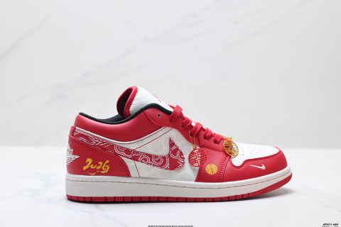Nike Air Jordan 1 Low  sneakers Anti-slip and wear-resistant sports shoes