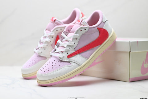 Nike Air Jordan 1 x Travis Scott AJ1 Skate shoes Non-slip basketball shoes (unisex)