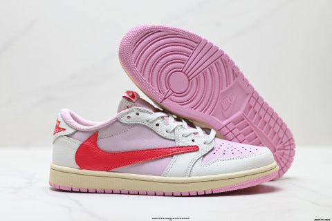 Nike Air Jordan 1 x Travis Scott AJ1 Skate shoes Non-slip basketball shoes (unisex)