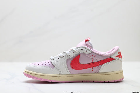 Nike Air Jordan 1 x Travis Scott AJ1 Skate shoes Non-slip basketball shoes (unisex)