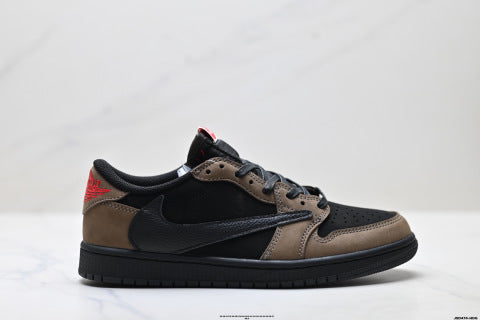 Nike Air Jordan 1 x Travis Scott AJ1 Basketball shoes Versatile casual sneakers