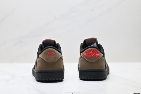 Nike Air Jordan 1 x Travis Scott AJ1 Basketball shoes Versatile casual sneakers