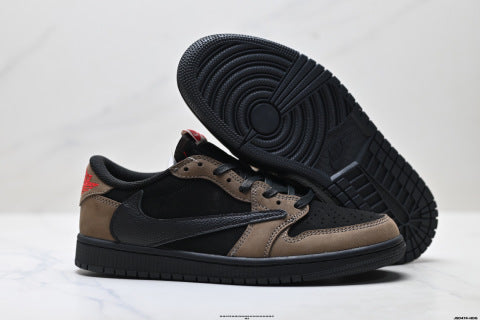 Nike Air Jordan 1 x Travis Scott AJ1 Basketball shoes Versatile casual sneakers