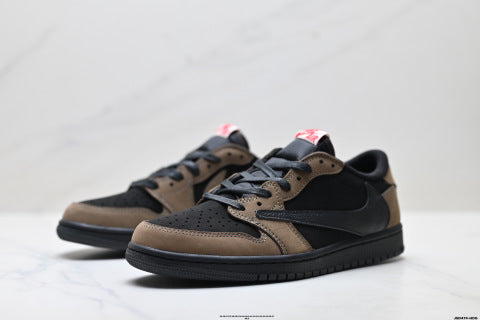 Nike Air Jordan 1 x Travis Scott AJ1 Basketball shoes Versatile casual sneakers