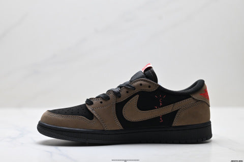 Nike Air Jordan 1 x Travis Scott AJ1 Basketball shoes Versatile casual sneakers