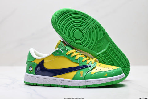 Nike Air Jordan 1 x Travis Scott basketball shoes Sneakers for comfort and casual wear