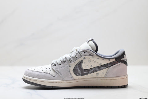 Nike Air Jordan 1 x Travis Scott Collaboration sneakers Anti-slip basketball shoes for men and women