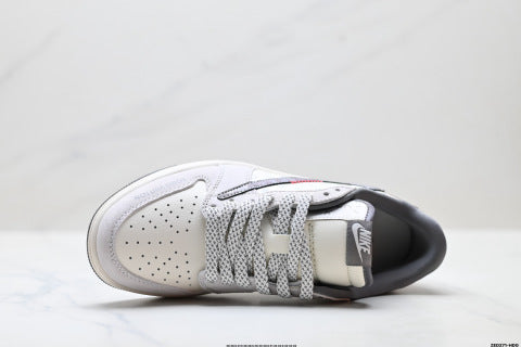 Nike Air Jordan 1 x Travis Scott Collaboration sneakers Anti-slip basketball shoes for men and women