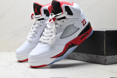 Nike Air Jordan 5 Retro High sports shoes Shock-absorbing and anti-slip Basketball shoes