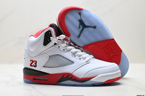 Nike Air Jordan 5 Retro High sports shoes Shock-absorbing and anti-slip Basketball shoes