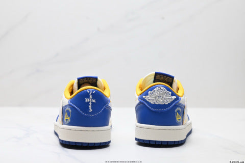Nike Air Jordan 1 x Travis Scott basketball shoes Comfortable casual sneakers for men and women