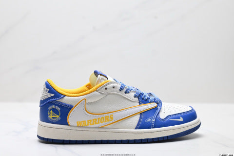 Nike Air Jordan 1 x Travis Scott basketball shoes Comfortable casual sneakers for men and women