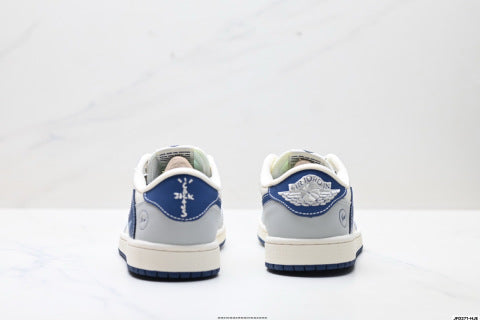 Nike Air Jordan 1 x Travis Scott sneakers Outdoor casual sports shoes